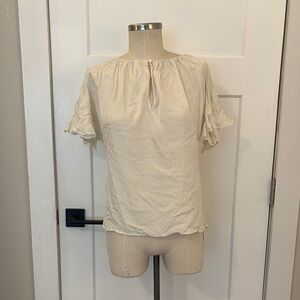 🔴 SOLD 🔴 Kate Spade Silky Cream Women's Blouse